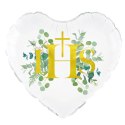 Balon foliowy serce IHS Eukaliptus 45cm 127629 Party PAL - STOJAKI , BALONY, Balon foliowy serce IHS Eukaliptus 45cm 127629 Party PAL - STOJAKI , BALONY,