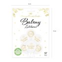 Balony komunijne biodegradowalne Komunia Święta IHS biało-złote 12cali 6szt. 127599 Party PAL - STOJAKI , BALONY, Balony komunijne biodegradowalne Komunia Święta IHS biało-złote 12cali 6szt. 127599 Party PAL - STOJAKI , BALONY,