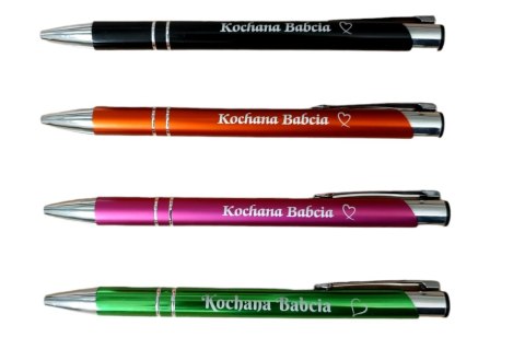 Długopis metalowy 10 szt. Kochana Babcia NAMI-wyroby z drewna Długopis metalowy 10 szt. Kochana Babcia NAMI-wyroby z drewna