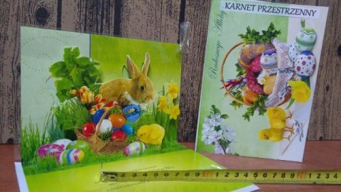 Karnet+koperta duży przestrzenny WIELKANOC OGÓLNY PANORAMA Karnet+koperta duży przestrzenny WIELKANOC OGÓLNY PANORAMA