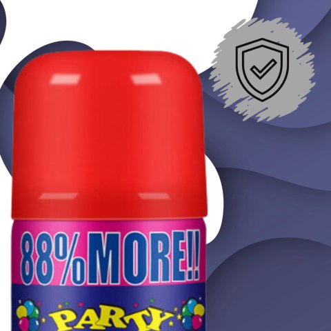 SERPENTYNA KONFETTI W SPRAYU NEON NA URODZINY IMPREZĘ CZERWONA 250 ML SERPENTYNA KONFETTI W SPRAYU NEON NA URODZINY IMPREZĘ CZERWONA 250 ML