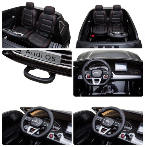 AUDI Q5 2 OSOBOWE, MIĘKKIE KOŁA, MIĘKKIE SIEDZENIE, PANEL ,PEŁNA OPCJA/Q5-TWO SEATS Import SUPER-TOYS AUDI Q5 2 OSOBOWE, MIĘKKIE KOŁA, MIĘKKIE SIEDZENIE, PANEL ,PEŁNA OPCJA/Q5-TWO SEATS Import SUPER-TOYS