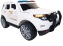 MEGA POLICJA Z MEGAFONEM I RADIEM, MIĘKKIE KOŁA/9935 Import SUPER-TOYS
