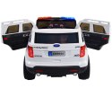 MEGA POLICJA Z MEGAFONEM I RADIEM, MIĘKKIE KOŁA/9935 Import SUPER-TOYS