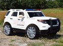 MEGA POLICJA Z MEGAFONEM I RADIEM, MIĘKKIE KOŁA/9935 Import SUPER-TOYS