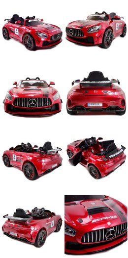 MERCEDES AMG GT 4 SPORT EDITION Z AMORTYZATORAMI PILOT, PAKIET NIGHT, WSPOMAGANIE, MIĘKKIE KOŁA /SX-1918 Import SUPER-TOYS
