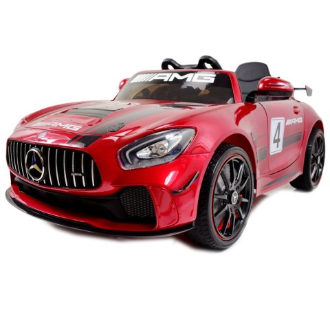 MERCEDES AMG GT 4 SPORT EDITION Z AMORTYZATORAMI PILOT, PAKIET NIGHT, WSPOMAGANIE, MIĘKKIE KOŁA /SX-1918 Import SUPER-TOYS MERCEDES AMG GT 4 SPORT EDITION Z AMORTYZATORAMI PILOT, PAKIET NIGHT, WSPOMAGANIE, MIĘKKIE KOŁA /SX-1918 Import SUPER-TOYS