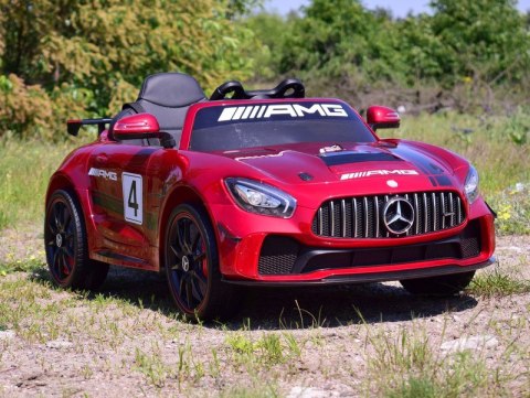 MERCEDES AMG GT 4 SPORT EDITION Z AMORTYZATORAMI PILOT, PAKIET NIGHT, WSPOMAGANIE, MIĘKKIE KOŁA /SX-1918 Import SUPER-TOYS MERCEDES AMG GT 4 SPORT EDITION Z AMORTYZATORAMI PILOT, PAKIET NIGHT, WSPOMAGANIE, MIĘKKIE KOŁA /SX-1918 Import SUPER-TOYS