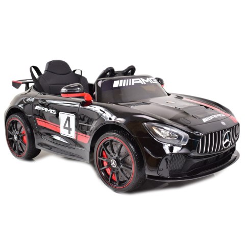 MERCEDES AMG GT 4 SPORT EDITION Z AMORTYZATORAMI PILOT, PAKIET NIGHT, WSPOMAGANIE, MIĘKKIE KOŁA /SX-1918 Import SUPER-TOYS MERCEDES AMG GT 4 SPORT EDITION Z AMORTYZATORAMI PILOT, PAKIET NIGHT, WSPOMAGANIE, MIĘKKIE KOŁA /SX-1918 Import SUPER-TOYS