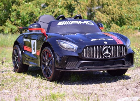 MERCEDES AMG GT 4 SPORT EDITION Z AMORTYZATORAMI PILOT, PAKIET NIGHT, WSPOMAGANIE, MIĘKKIE KOŁA /SX-1918 Import SUPER-TOYS MERCEDES AMG GT 4 SPORT EDITION Z AMORTYZATORAMI PILOT, PAKIET NIGHT, WSPOMAGANIE, MIĘKKIE KOŁA /SX-1918 Import SUPER-TOYS