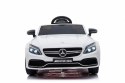 MERCEDES C 63 S COUPE, MIĘKKIE SIEDZENIE , MIEKKIE KOŁA, SYSTEM ESW, 5 PUNKTOWE PASY /QY-1588 Import SUPER-TOYS