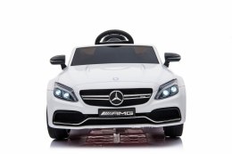MERCEDES C 63 S COUPE, MIĘKKIE SIEDZENIE , MIEKKIE KOŁA, SYSTEM ESW, 5 PUNKTOWE PASY /QY-1588 Import SUPER-TOYS