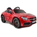 MERCEDES C 63 S COUPE, MIĘKKIE SIEDZENIE , MIEKKIE KOŁA, SYSTEM ESW, 5 PUNKTOWE PASY /QY-1588 Import SUPER-TOYS