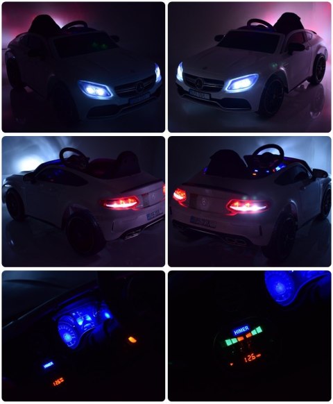 MERCEDES C 63 S COUPE, MIĘKKIE SIEDZENIE , MIEKKIE KOŁA, SYSTEM ESW, 5 PUNKTOWE PASY /QY-1588 Import SUPER-TOYS MERCEDES C 63 S COUPE, MIĘKKIE SIEDZENIE , MIEKKIE KOŁA, SYSTEM ESW, 5 PUNKTOWE PASY /QY-1588 Import SUPER-TOYS