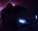 MERCEDES C 63 S COUPE, MIĘKKIE SIEDZENIE , MIEKKIE KOŁA, SYSTEM ESW, 5 PUNKTOWE PASY /QY-1588 Import SUPER-TOYS