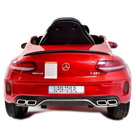 MERCEDES C 63 S COUPE, MIĘKKIE SIEDZENIE , MIEKKIE KOŁA, SYSTEM ESW, 5 PUNKTOWE PASY /QY-1588 Import SUPER-TOYS MERCEDES C 63 S COUPE, MIĘKKIE SIEDZENIE , MIEKKIE KOŁA, SYSTEM ESW, 5 PUNKTOWE PASY /QY-1588 Import SUPER-TOYS