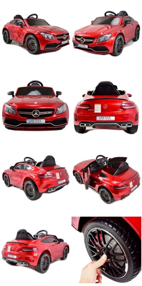 MERCEDES C 63 S COUPE, MIĘKKIE SIEDZENIE , MIEKKIE KOŁA, SYSTEM ESW, 5 PUNKTOWE PASY /QY-1588 Import SUPER-TOYS MERCEDES C 63 S COUPE, MIĘKKIE SIEDZENIE , MIEKKIE KOŁA, SYSTEM ESW, 5 PUNKTOWE PASY /QY-1588 Import SUPER-TOYS