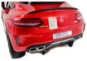 MERCEDES C 63 S COUPE, MIĘKKIE SIEDZENIE , MIEKKIE KOŁA, SYSTEM ESW, 5 PUNKTOWE PASY /QY-1588 Import SUPER-TOYS