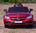 MERCEDES C 63 S COUPE, MIĘKKIE SIEDZENIE , MIEKKIE KOŁA, SYSTEM ESW, 5 PUNKTOWE PASY /QY-1588 Import SUPER-TOYS