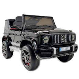 MERCEDES G63 AMG, MIĘKKIE KOŁA EVA, MIĘKKIE SIEDZENIE, LAKIER POLEROWANY FULL OPCJA/BBH0003 Import SUPER-TOYS
