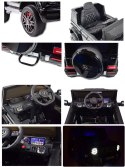 MERCEDES G63 AMG, MIĘKKIE KOŁA EVA, MIĘKKIE SIEDZENIE, LAKIER POLEROWANY FULL OPCJA/BBH0003 Import SUPER-TOYS