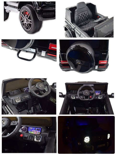 MERCEDES G63 AMG, MIĘKKIE KOŁA EVA, MIĘKKIE SIEDZENIE, LAKIER POLEROWANY FULL OPCJA/BBH0003 Import SUPER-TOYS MERCEDES G63 AMG, MIĘKKIE KOŁA EVA, MIĘKKIE SIEDZENIE, LAKIER POLEROWANY FULL OPCJA/BBH0003 Import SUPER-TOYS
