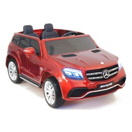 MERCEDES GLS 63, 4 SILNIKI, 2X12 V, MIĘKKIE KOŁA, MIĘKKIE SIEDZENIE DLA 2 DZIECI/HL228 Import SUPER-TOYS