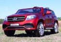 MERCEDES GLS 63, 4 SILNIKI, 2X12 V, MIĘKKIE KOŁA, MIĘKKIE SIEDZENIE DLA 2 DZIECI/HL228 Import SUPER-TOYS