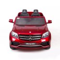 MERCEDES GLS 63, 4 SILNIKI, 2X12 V, MIĘKKIE KOŁA, MIĘKKIE SIEDZENIE DLA 2 DZIECI/HL228 Import SUPER-TOYS