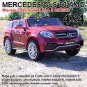 MERCEDES GLS 63, 4 SILNIKI, 2X12 V, MIĘKKIE KOŁA, MIĘKKIE SIEDZENIE DLA 2 DZIECI/HL228 Import SUPER-TOYS