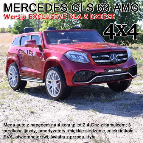 MERCEDES GLS 63, 4 SILNIKI, 2X12 V, MIĘKKIE KOŁA, MIĘKKIE SIEDZENIE DLA 2 DZIECI/HL228 Import SUPER-TOYS MERCEDES GLS 63, 4 SILNIKI, 2X12 V, MIĘKKIE KOŁA, MIĘKKIE SIEDZENIE DLA 2 DZIECI/HL228 Import SUPER-TOYS