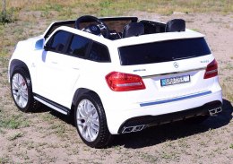 MERCEDES GLS 63, 4 SILNIKI, 2X12 V, MIĘKKIE KOŁA, MIĘKKIE SIEDZENIE, KLIMATYZACJA DLA 2 DZIECI/HL228 Import SUPER-TOYS