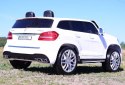 MERCEDES GLS 63, 4 SILNIKI, 2X12 V, MIĘKKIE KOŁA, MIĘKKIE SIEDZENIE, KLIMATYZACJA DLA 2 DZIECI/HL228 Import SUPER-TOYS