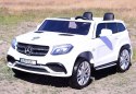 MERCEDES GLS 63, 4 SILNIKI, 2X12 V, MIĘKKIE KOŁA, MIĘKKIE SIEDZENIE, KLIMATYZACJA DLA 2 DZIECI/HL228 Import SUPER-TOYS