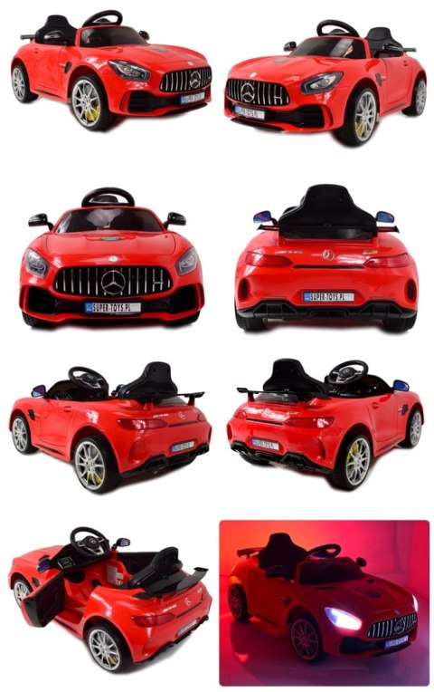 MERCEDES GT R, MIĘKKIE KOŁA EVA, MIĘKKIE SIEDZENIE FULL OPCJA/HL288 Import SUPER-TOYS MERCEDES GT R, MIĘKKIE KOŁA EVA, MIĘKKIE SIEDZENIE FULL OPCJA/HL288 Import SUPER-TOYS