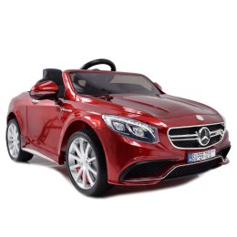 MERCEDES S63 AMG LICENCJA,LAKIER, MIĘKKIE KOŁA EVA FULL OPCJA/HL169 Import SUPER-TOYS
