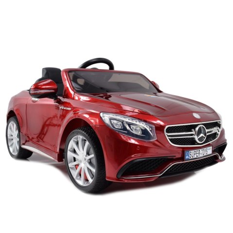 MERCEDES S63 AMG LICENCJA,LAKIER, MIĘKKIE KOŁA EVA FULL OPCJA/HL169 Import SUPER-TOYS MERCEDES S63 AMG LICENCJA,LAKIER, MIĘKKIE KOŁA EVA FULL OPCJA/HL169 Import SUPER-TOYS