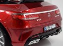 MERCEDES S63 AMG LICENCJA,LAKIER, MIĘKKIE KOŁA EVA FULL OPCJA/HL169 Import SUPER-TOYS