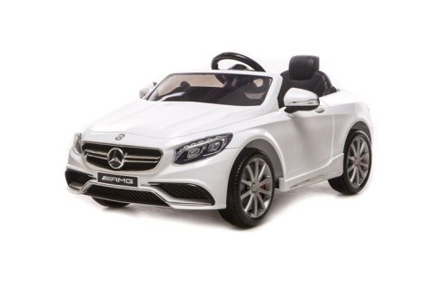 MERCEDES S63 AMG LICENCJA, MIĘKKIE KOŁA EVA FULL OPCJA/HL169 Import SUPER-TOYS MERCEDES S63 AMG LICENCJA, MIĘKKIE KOŁA EVA FULL OPCJA/HL169 Import SUPER-TOYS