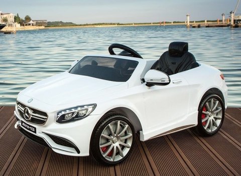 MERCEDES S63 AMG LICENCJA, MIĘKKIE KOŁA EVA FULL OPCJA/HL169 Import SUPER-TOYS MERCEDES S63 AMG LICENCJA, MIĘKKIE KOŁA EVA FULL OPCJA/HL169 Import SUPER-TOYS
