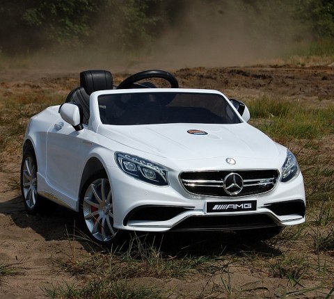 MERCEDES S63 AMG LICENCJA, MIĘKKIE KOŁA EVA FULL OPCJA/HL169 Import SUPER-TOYS MERCEDES S63 AMG LICENCJA, MIĘKKIE KOŁA EVA FULL OPCJA/HL169 Import SUPER-TOYS
