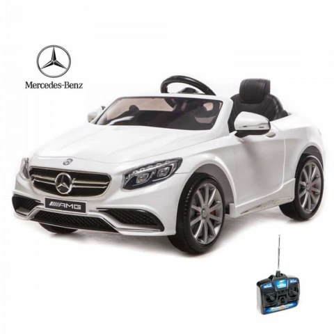 MERCEDES S63 AMG LICENCJA, MIĘKKIE KOŁA EVA FULL OPCJA/HL169 Import SUPER-TOYS MERCEDES S63 AMG LICENCJA, MIĘKKIE KOŁA EVA FULL OPCJA/HL169 Import SUPER-TOYS