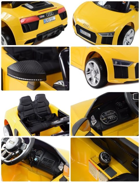 NAJNOWSZE ORYGINALNE AUDI R8 NA LICENCJI MIĘKKIE SIEDZENIE, MIĘKKIE KOŁA SUPER JAKOŚĆ/HL1818 Import SUPER-TOYS NAJNOWSZE ORYGINALNE AUDI R8 NA LICENCJI MIĘKKIE SIEDZENIE, MIĘKKIE KOŁA SUPER JAKOŚĆ/HL1818 Import SUPER-TOYS