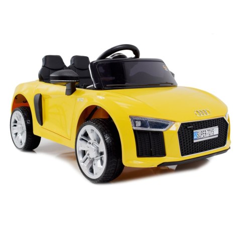 NAJNOWSZE ORYGINALNE AUDI R8 NA LICENCJI MIĘKKIE SIEDZENIE, MIĘKKIE KOŁA SUPER JAKOŚĆ/HL1818 Import SUPER-TOYS