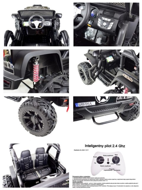 JEEP NA AKUMULATOR BROTHERS , WSPOMAGANIE KIEROWNICY, MIĘKKIE KOŁA, MIĘKKIE SIEDZENIE 24V - 400W/JEEP-JC-666 Import SUPER-TOYS JEEP NA AKUMULATOR BROTHERS , WSPOMAGANIE KIEROWNICY, MIĘKKIE KOŁA, MIĘKKIE SIEDZENIE 24V - 400W/JEEP-JC-666 Import SUPER-TOYS