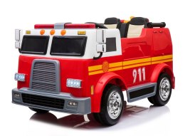 MEGA STRAŻ POŻARNA Z DŹWIĘKAMI, FUNKCJĄ BUJANIA, MEGAFONEM I DODATKOWYM WYPOSAŻENIEM, SUPER WERSJA/LL911 Import SUPER-TOYS