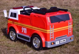 MEGA STRAŻ POŻARNA Z DŹWIĘKAMI, FUNKCJĄ BUJANIA, MEGAFONEM I DODATKOWYM WYPOSAŻENIEM, SUPER WERSJA/LL911 Import SUPER-TOYS