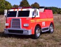 MEGA STRAŻ POŻARNA Z DŹWIĘKAMI, FUNKCJĄ BUJANIA, MEGAFONEM I DODATKOWYM WYPOSAŻENIEM, SUPER WERSJA/LL911 Import SUPER-TOYS