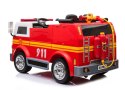 MEGA STRAŻ POŻARNA Z DŹWIĘKAMI, FUNKCJĄ BUJANIA, MEGAFONEM I DODATKOWYM WYPOSAŻENIEM, SUPER WERSJA/LL911 Import SUPER-TOYS