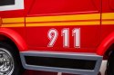 MEGA STRAŻ POŻARNA Z DŹWIĘKAMI, FUNKCJĄ BUJANIA, MEGAFONEM I DODATKOWYM WYPOSAŻENIEM, SUPER WERSJA/LL911 Import SUPER-TOYS